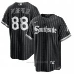 Maglia Baseball Uomo Chicago White Sox Luis Robert City Connect Replica Nero