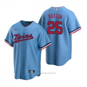 Maglia Baseball Uomo Minnesota Twins Byron Buxton Replica Alternato Blu