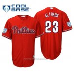 Maglia Baseball Uomo Philadelphia Phillies Aaron Altherr Cool Base Entrenamiento De Primavera 2019 Rosso