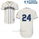 Maglia Baseball Uomo Seattle Mariners Ken Griffey 24 Crema Alterner Cool Base