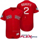 Maglia Baseball Uomo Boston Red Sox Xander Bogaerts Rosso 2017 Allenamento Primaverile Flex Base Giocatore