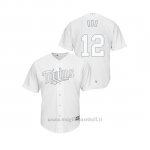 Maglia Baseball Uomo Minnesota Twins Jake Od Orizzi 2019 Players Weekend Replica Bianco