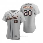 Maglia Baseball Uomo Detroit Tigers Spencer Torkelson Autentico Road Grigio