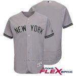 Maglia Baseball Uomo New York Yankees Mets Autentico Collezione Grigio Flex Base