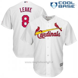 Maglia Baseball Uomo St. Louis Cardinals Mike Leake Bianco Cool Base