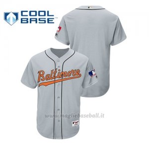 Maglia Baseball Hombre Baltimore Orioles Turn Back The Clock Autentico Grigio