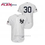 Maglia Baseball Uomo New Y Ork Yankees 30 Edwin Encarnacion 2019 Postseason Flex Base Bianco
