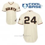 Maglia Baseball Uomo San Francisco Giants Willie Mays 24 Crema 1ªCool Base