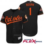 Maglia Baseball Uomo Baltimore Orioles J.j. Hardy 25 Anniversario Flex Base Nero