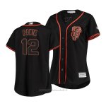 Maglia Baseball Donna San Francisco Giants Joe Panik Cool Base Nero