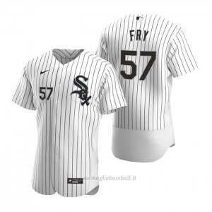 Maglia Baseball Uomo Chicago White Sox Jace Fry Autentico 2020 Primera Bianco