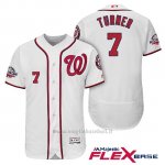 Maglia Baseball Uomo Washington Nationals Trea Turner Bianco 2018 All Star 1ªFlex Base