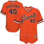 Maglia Baseball Uomo San Francisco Giants Madison Bumgarner Arancione Turn Back The Clock