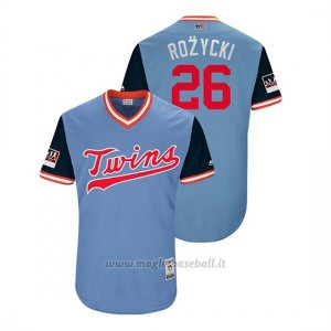 Maglia Baseball Uomo Minnesota Twins Max Kepler 2018 Llws Players Weekend Rozycki Light TOrnto Blue Jays
