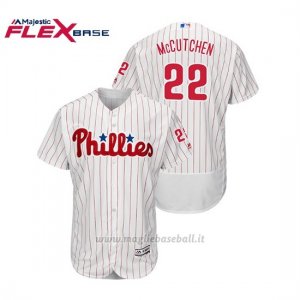 Maglia Baseball Uomo Phillies Andrew Mccutchen Flex Base Autentico Collezione 1ªBlanco