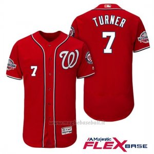 Maglia Baseball Uomo Washington Nationals Trea Turner Scarlet 2018 All Star Alterner Flex Base
