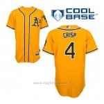 Maglia Baseball Uomo Oakland Athletics Coco Crisp 4 Or Alterner Cool Base
