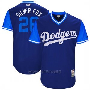Maglia Baseball Uomo Los Angeles Dodgers 2017 Little League World Series Chase Utley Royal