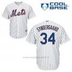 Maglia Baseball Uomo New York Mets Noah Syndergaard 34 Bianco 1ªCool Base