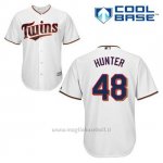 Maglia Baseball Uomo Minnesota Twins Torii Hunter 48 Bianco 1ªCool Base