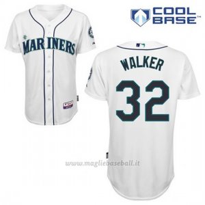 Maglia Baseball Uomo Seattle Mariners Taijuan Walker 32 Bianco 1ªCool Base
