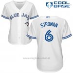 Maglia Baseball Donna Toronto Blue Jays Marcus Stroman Cool Base Bianco