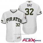 Maglia Baseball Uomo Pittsburgh Pirates Elias Diaz Bianco 2018 1ªAlterner Flex Base