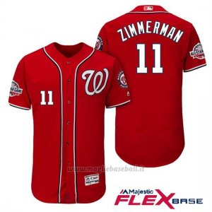 Maglia Baseball Uomo Washington Nationals Ryan Zimmerman Scarlet 2018 All Star Alterner Flex Base