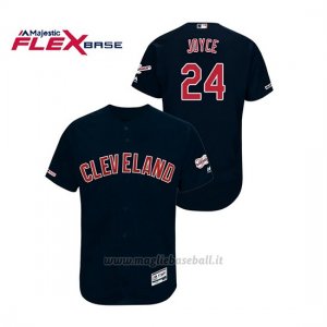 Maglia Baseball Uomo Cleveland Indians Matt Joyce 150th Aniversario Patch 2019 All Star Game Flex Base Blu