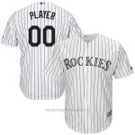 Maglia Baseball Bambino Cleveland Indians Personalizzate Bianco