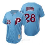 Maglia Baseball Uomo Philadelphia Phillies Alec Bohm Autentico Cooperstown Collection Blu