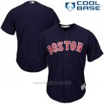 Maglia Baseball Uomo Boston Red Sox Majestic Blu Cool Base