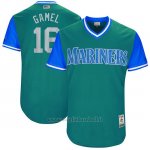 Maglia Baseball Uomo Seattle Mariners 2017 Little League World Series Ben Gamel Aqua