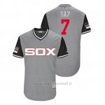 Maglia Baseball Uomo Chicago White Sox Tim Anderson 2018 Llws Players Weekend Ta7 Grigio