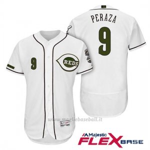 Maglia Baseball Uomo Cincinnati Reds 9 Jose Peraza 2018 Alterner Autentico Flex Base