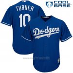 Maglia Baseball Uomo Los Angeles Dodgers 10 Justin Turner Royalfashion Cool Base