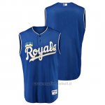 Maglia Baseball Uomo Kansas City Royals Throwback Turn Ahead Blu