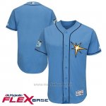 Maglia Baseball Uomo Tampa Bay Rays Blu 2017 Allenamento Primaverile Flex Base