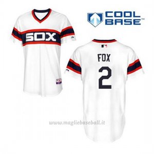 Maglia Baseball Uomo Chicago White Sox Nellie Fox 2 Bianco Alterner Cool Base