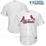 Maglia Baseball Uomo St. Louis Cardinals 2017 Estrellas y Rayas Bianco Cool Base