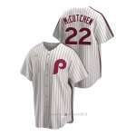Maglia Baseball Uomo Philadelphia Phillies Andrew Mccutchen Cooperstown Collection Primera Bianco
