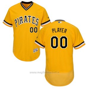Maglia Pittsburgh Pirates Personalizzate Amarillo
