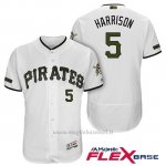 Maglia Baseball Uomo Pittsburgh Pirates Josh Harrison Bianco 2018 1ªAlterner Flex Base