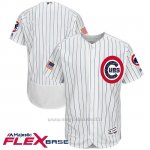 Maglia Baseball Uomo Chicago Cubs 2017 Estrellas y Rayas Cubs Bianco Flex Base