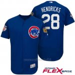 Maglia Baseball Uomo Chicago Cubs 28 Kyle Hendricks 2017 Allenamento Primaverile Flex Base Giocatore