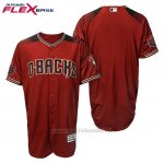 Maglia Baseball Uomo Arizona Diamondbacks Rosso Nero Alterner 20 Anniversario Flex Base