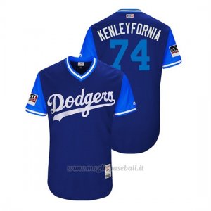 Maglia Baseball Uomo Los Angeles Dodgers Kenley Jansen 2018 Llws Players Weekend Kenleyfornia Royal
