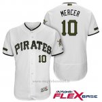 Maglia Baseball Uomo Pittsburgh Pirates Jordy Mercer Bianco 2018 1ªAlterner Flex Base