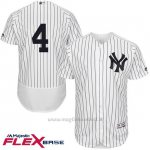Maglia Baseball Uomo New York Yankees Lou Gehrig Majestic Autentico Collezione Flex Base Bianco