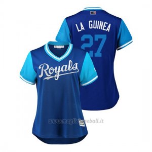Maglia Baseball Donna Kansas City Royals Adalberto Mondesi 2018 Llws Players Weekend La Guinea Royal